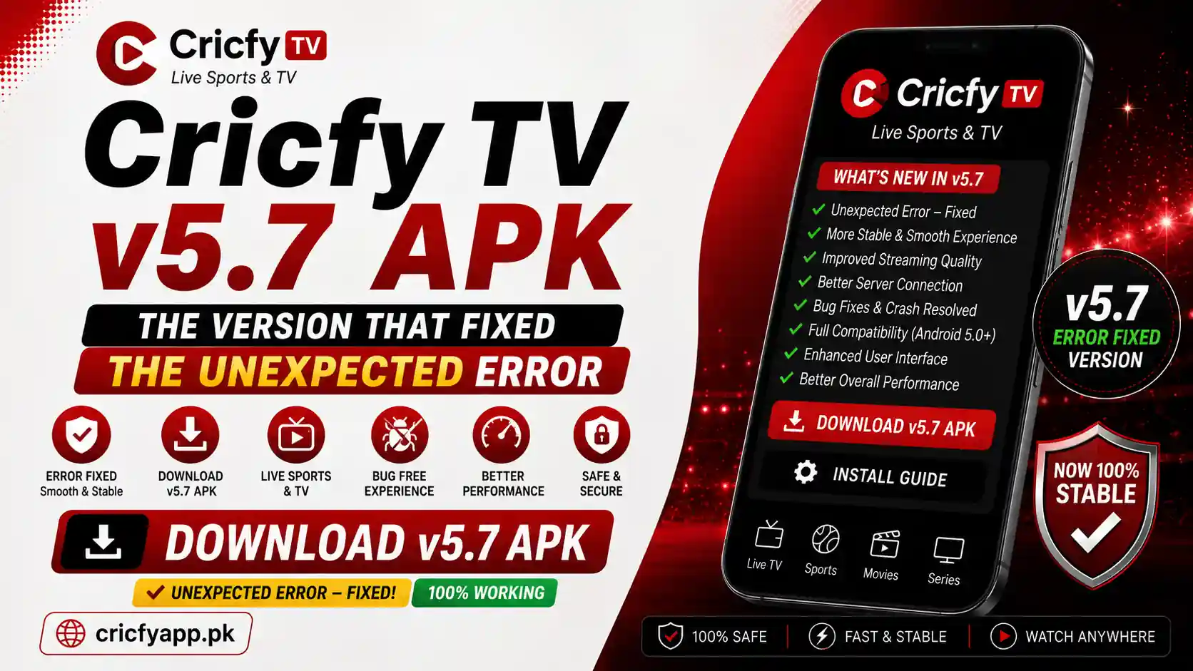 Cricfy TV v5.7 APK
