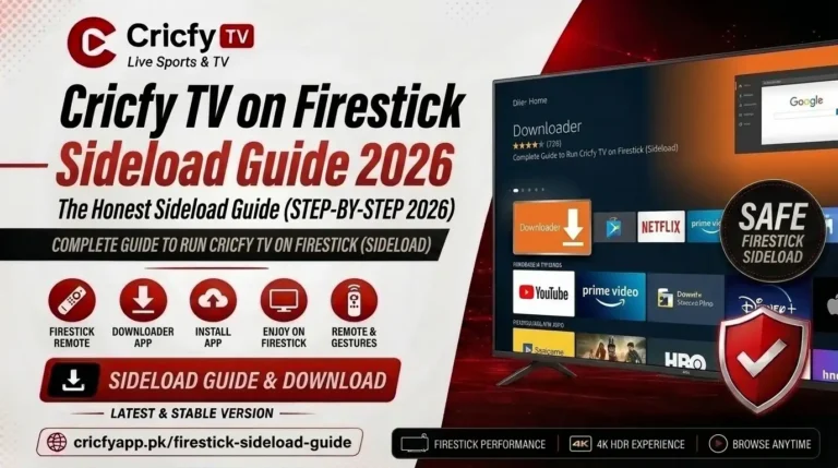 cricfy tv on firestick