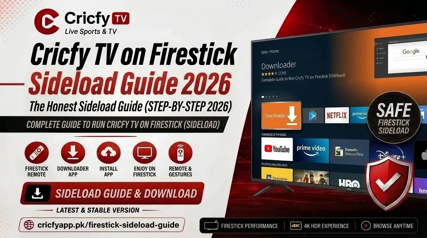 cricfy tv on firestick