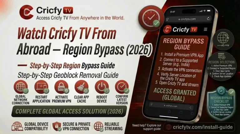 watch cricfy tv from abroad