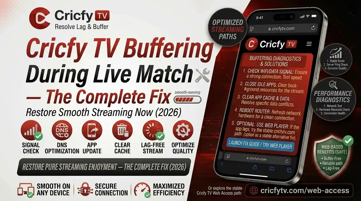 cricfy tv buffering