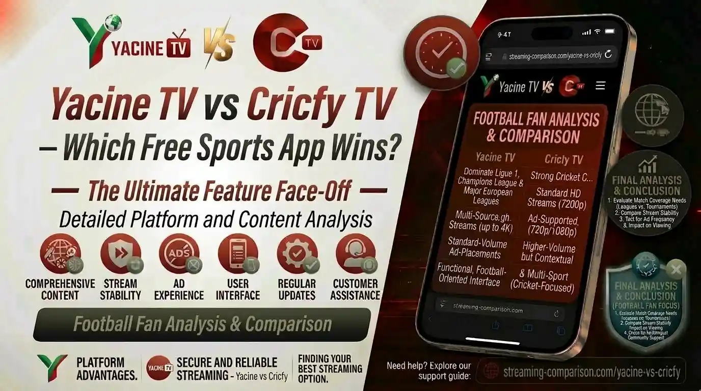 yacine tv vs cricfy tv