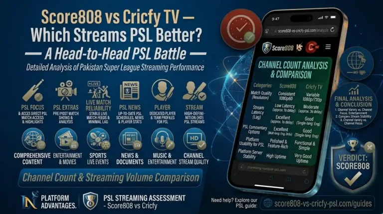 Score808 vs Cricfy TV