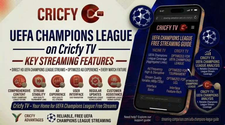 UEFA Champions League 2026-27 on Cricfy TV